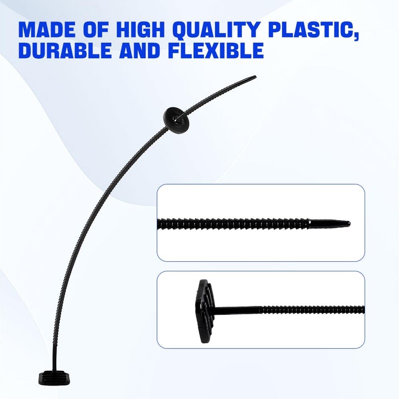 BARTOO 3 Set Car Fan Mounting Kit, Radiator Fan Zip Ties Clips Mounting Kit for Most Cars - Image 3